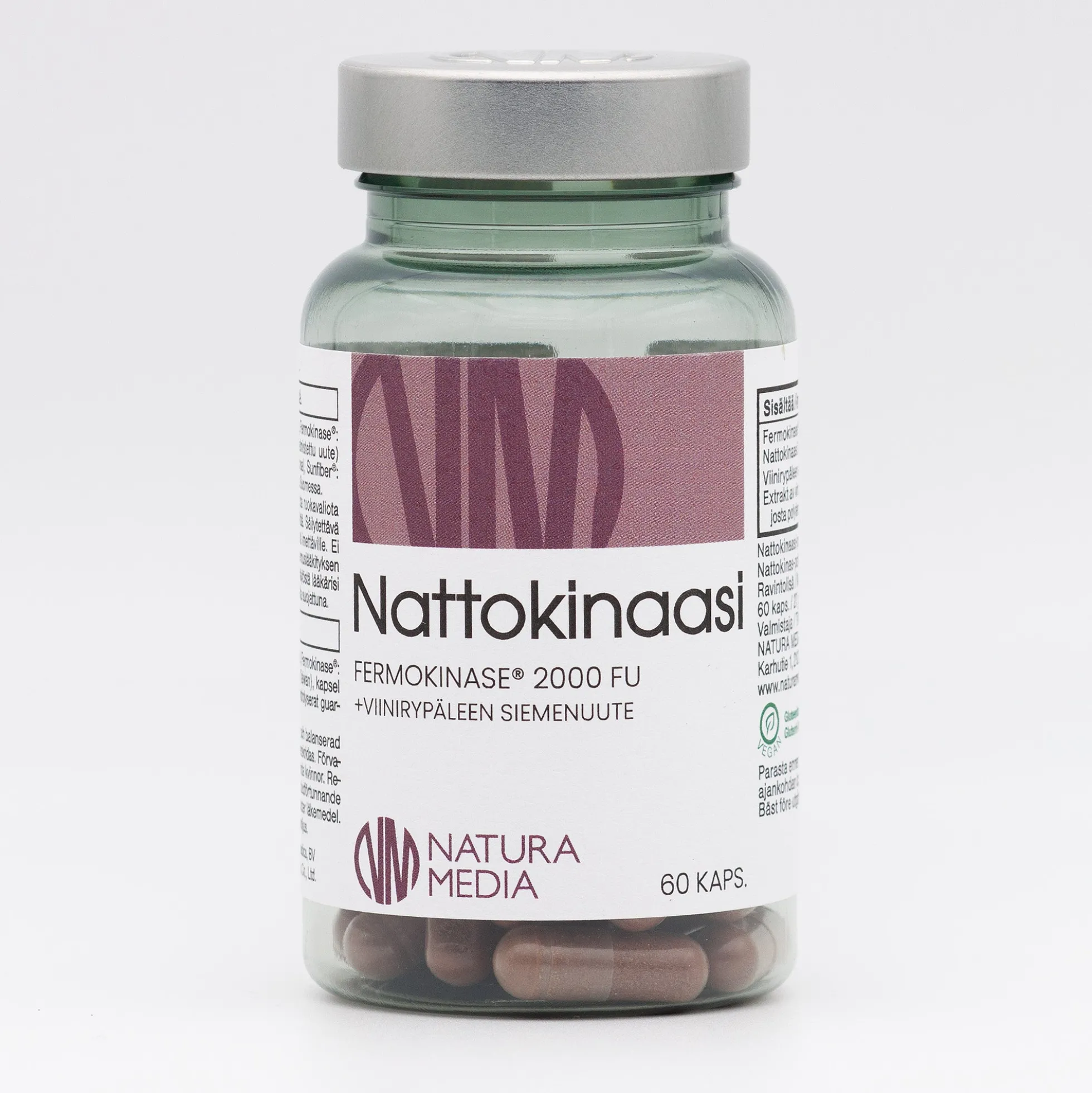 Nattokinaasi, 60 kaps