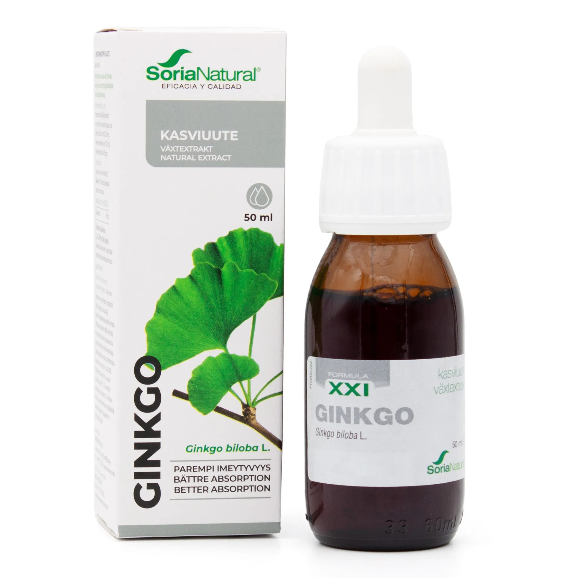 Neidonhiuspuu-uute, Ginkgo biloba, 50 ml