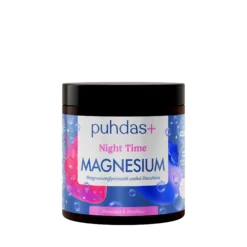 Night Time Magnesiumjauhe Mansikka-Mustikka, 80 g