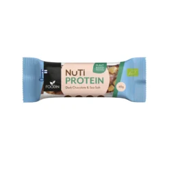 NUTI Protein, Dark Chocolate & Sea Salt proteiinpatukka, 45 g