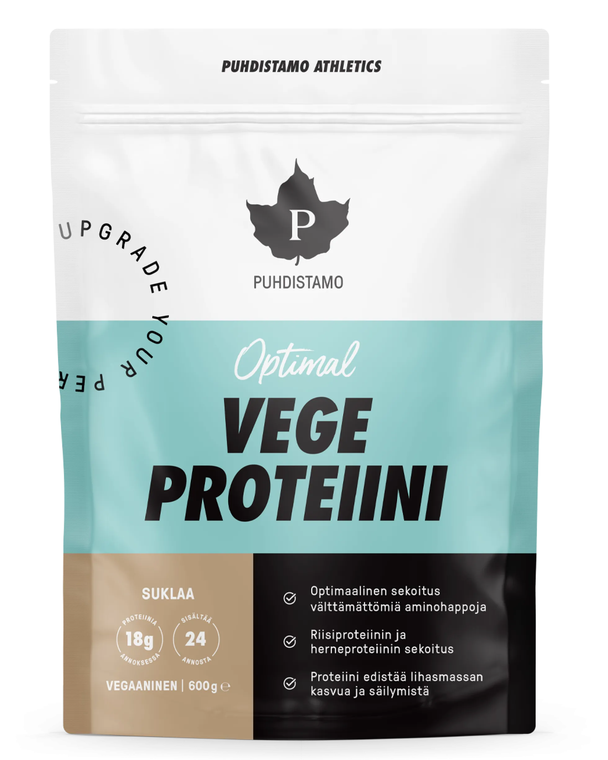 Optimal Vegeproteiini, suklaa, 600 g