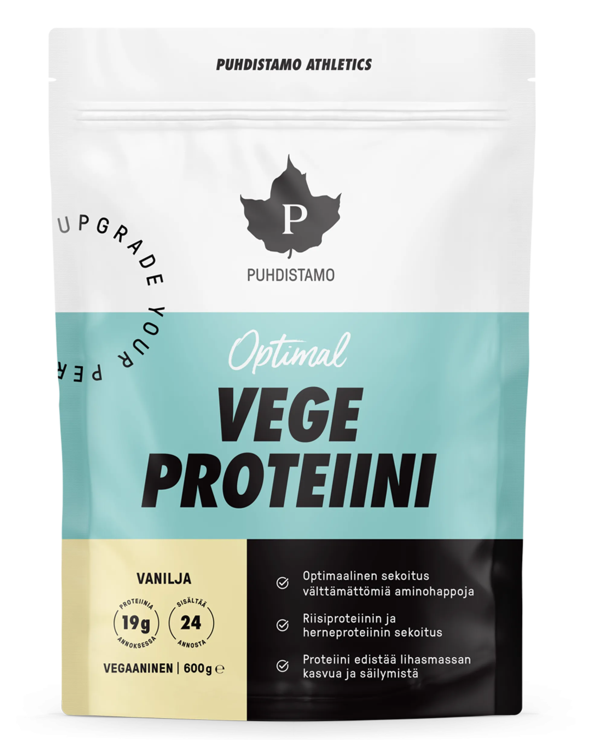 Optimal Vegeproteiini, vanilja, 600 g