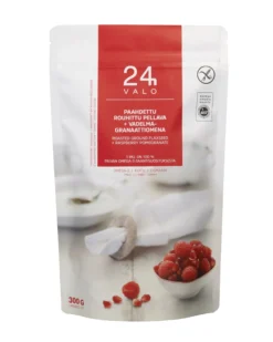 Paahdettu rouhittu pellava + vadelma-granaattiomena, 300 g