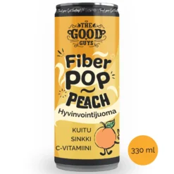 Peach, Fiber Pop, 330 ml