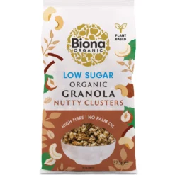 Pähkinägranola, vähäsokerinen, 375 g