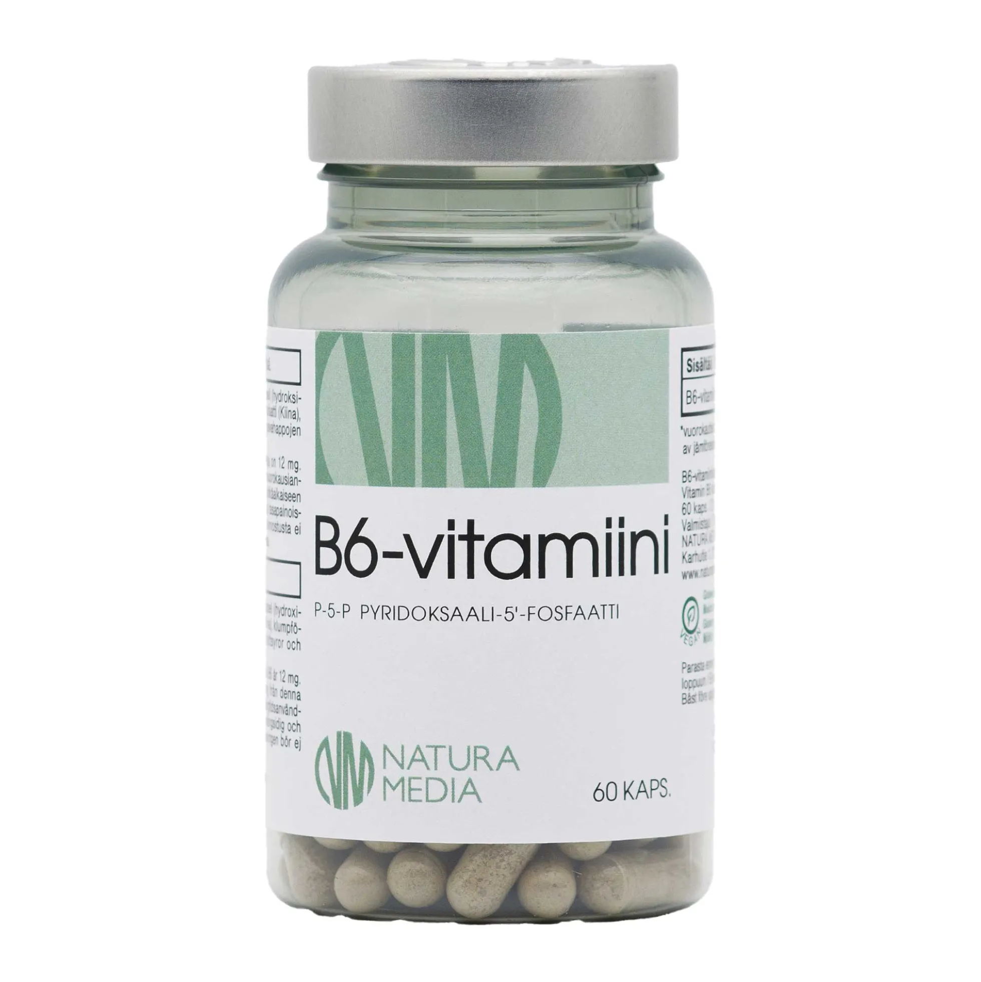 P-5-P B6-vitamiini 25 mg, 60 kaps