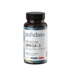 Premium Omega-3 180 mg EPA / 120 mg DHA, FOS Serti, 80 kpl