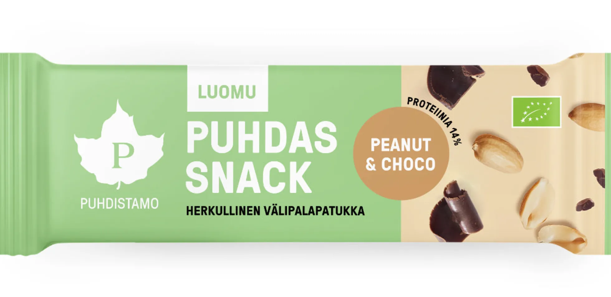 Puhdas Snack -patukka, maapähkinä & suklaa, 40 g