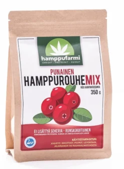Punainen hamppurouhe-mix, 350 g