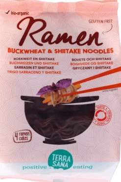Ramennuudeli, tattari & siitake, 280 g
