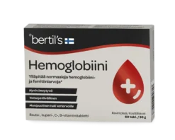 Rauta hemoglobiini, 60 tabl. 30 g