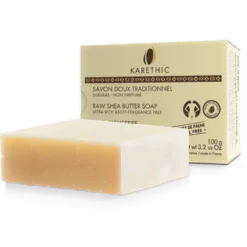 Shea-saippua kuivalle iholle, tuoksuton, 100 g