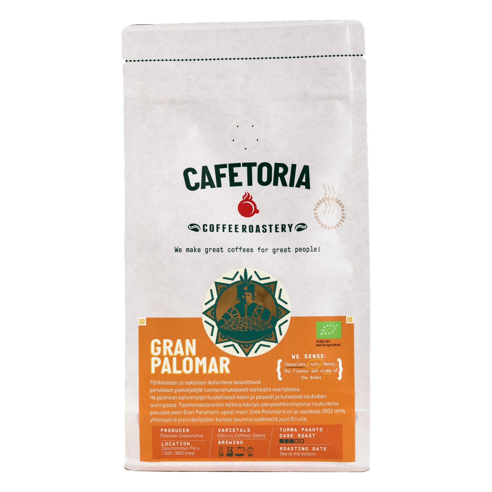 Suodatinkahvi, tumma paahto, 250 g