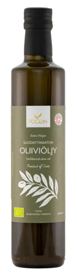 Suodattamaton neitsyt-oliiviöljy, 500 ml