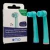 TIO Kasvipohjaiset vaihtoharjat Oral-B sähköhammasharjaan 2 kpl, Glacier / Coral