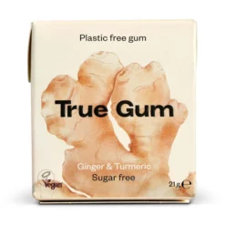 True Gum Inkivääri-kurkumapurkka, 20 g