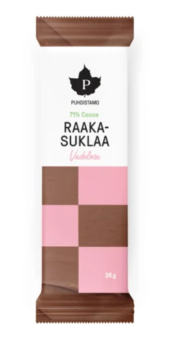 Vadelma-raakasuklaa, 36 g