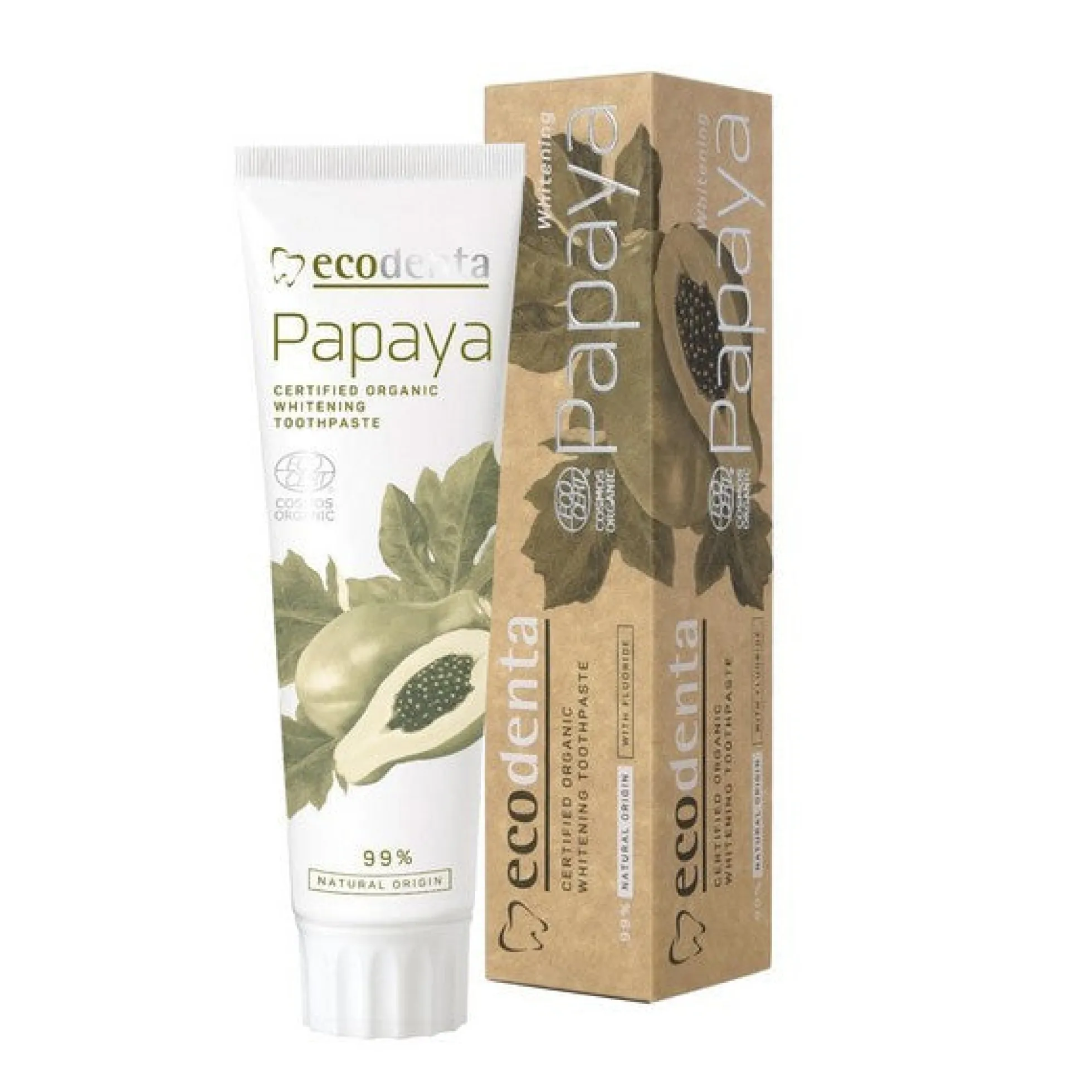 Valkaiseva hammastahna, papaija, 75 ml