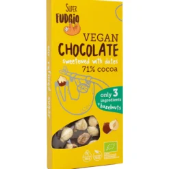 Vegaaninen suklaa, hasselpähkinä 100 g