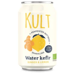 Vesikefiirijuoma inkivääri & sitruuna, 330 ml