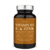 Vitamin D3, C & Zinc, 90 kaps