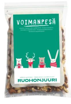 Voimanpesä-luomupähkinäsekoitus, 800 g