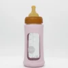 Wide Neck tuttipullo suojalla, 250 ml - Powder Pink